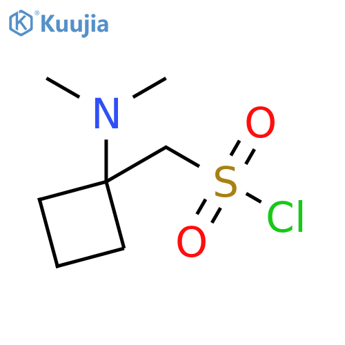 1-(dimethylamino)cyclobutylmethanesulfonyl chloride structure