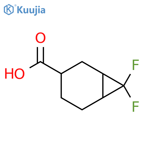 7,7-difluoronorcarane-3-carboxylic acid structure