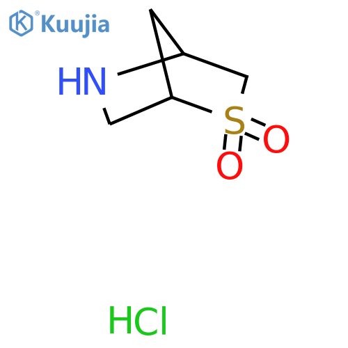 2λ?-thia-5-azabicyclo[2.2.1]heptane-2,2-dione hydrochloride structure