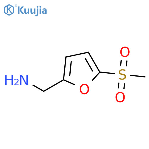 2-Furanmethanamine, 5-(methylsulfonyl)- structure