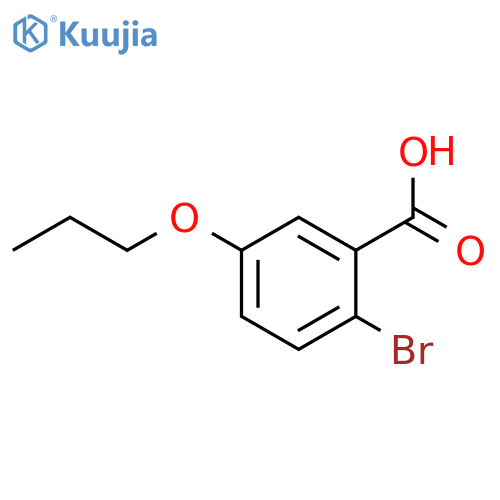 2-Bromo-5-propoxybenzoic acid structure