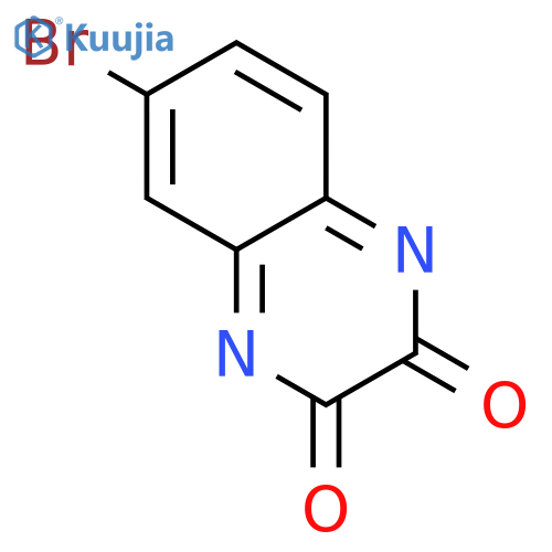 6-Bromo-1,4-dihydroquinoxaline-2,3-dione structure