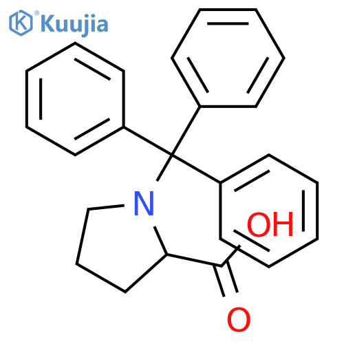 L-Proline,1-(triphenylmethyl)- structure