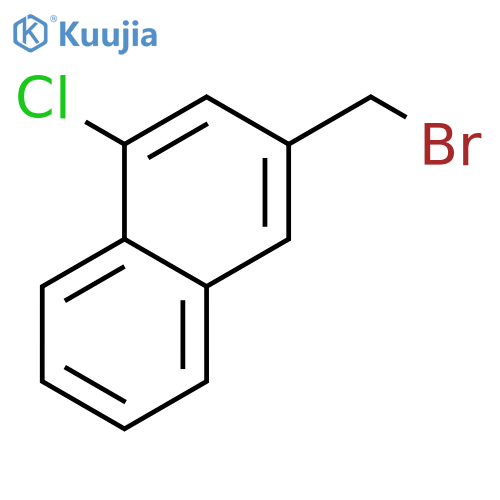 3-(Bromomethyl)-1-chloronaphthalene structure