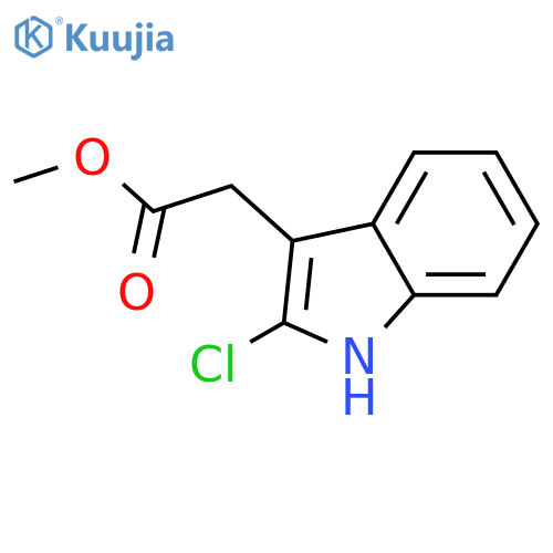 Methyl 2-(2-chloro-1H-indol-3-yl)acetate structure