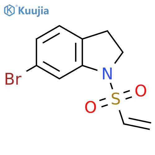 6-Bromo-1-(vinylsulfonyl)indoline structure