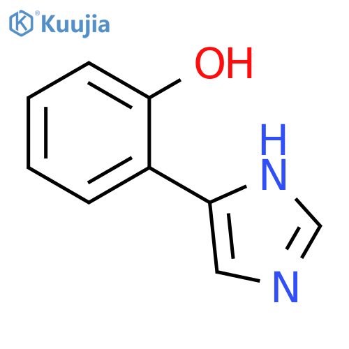 2-(1H-imidazol-4-yl)phenol structure