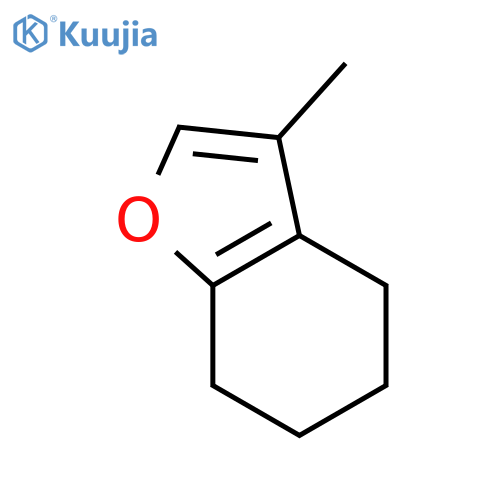 Benzofuran,4,5,6,7-tetrahydro-3-methyl- structure