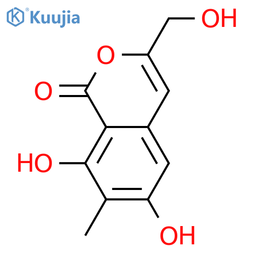 6,8-Dihydroxy-3,7-dimethyl-1H-2-benzopyran-1-one; 1'-Hydroxy structure
