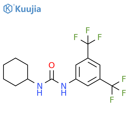 Urea, N-[3,5-bis(trifluoromethyl)phenyl]-N'-cyclohexyl- structure