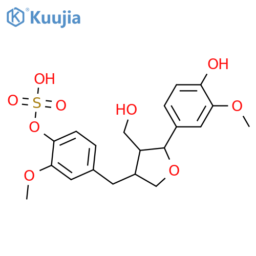 7,9'-Epoxy-8,8'-lignan-3,3',4,4',9-pentol; (7R,8S,8'S)-form, 3,3'-Di-Me ether, 4'-sulfate structure