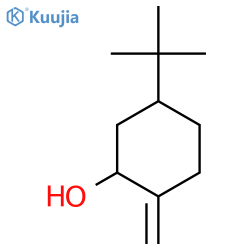 Cyclohexanol,5-(1,1-dimethylethyl)-2-methylene-, (1R,5R)-rel- structure