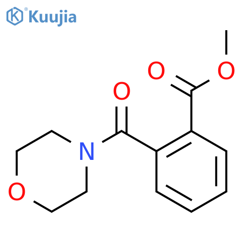 Methyl 2-(morpholine-4-carbonyl)benzoate structure