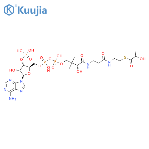 Lactyl-CoA structure
