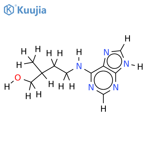 (()-6-(4-Hydroxy-3-methylbutylamino)purine structure