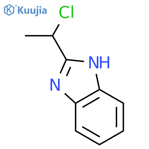 2-(1-chloroethyl)-1H-benzimidazole structure