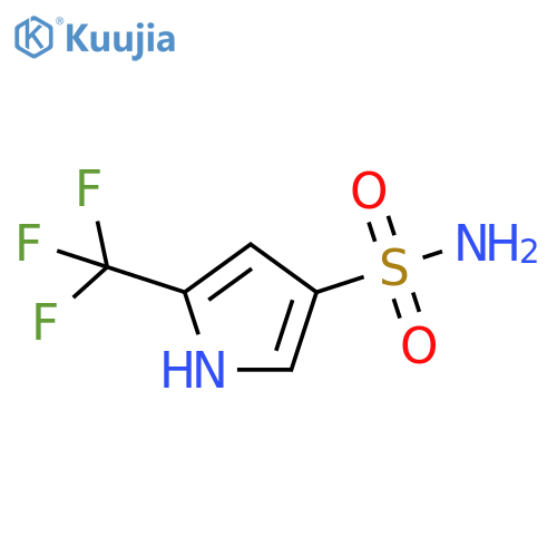 5-(Trifluoromethyl)-1H-pyrrole-3-sulfonamide structure