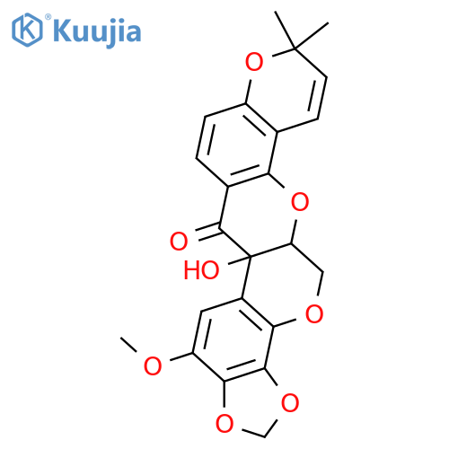 Tephrosin; (-)-form, 3-Demethoxy, 3,4-methylenedioxy structure