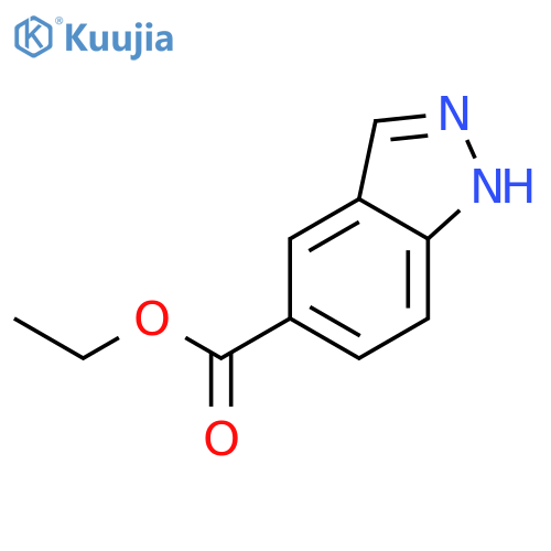 Ethyl 1H-indazole-5-carboxylate structure