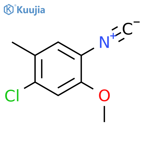1-chloro-4-isocyano-5-methoxy-2-methylbenzene structure