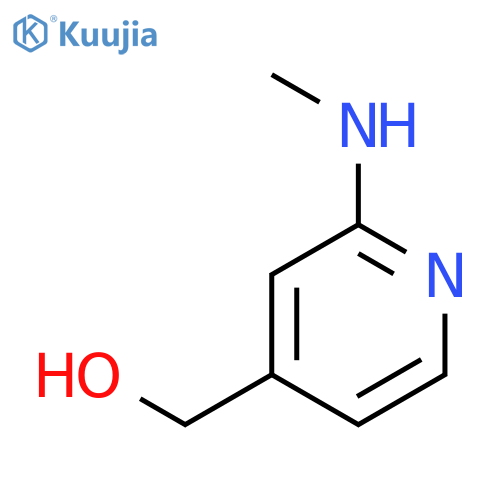 4-Pyridinemethanol,2-(methylamino)- structure