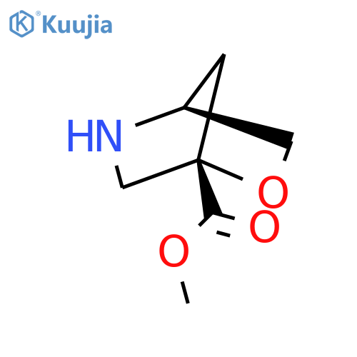 methyl (1S,4S)-2-oxa-5-azabicyclo2.2.1heptane-1-carboxylate structure