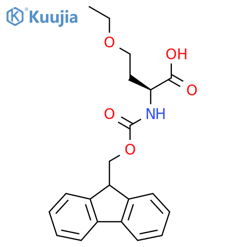 O-Ethyl-N-[(9H-fluoren-9-ylmethoxy)carbonyl]homoserine structure