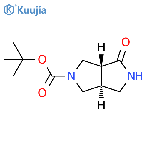 rac-tert-butyl (3aR,6aS)-4-oxo-octahydropyrrolo3,4-cpyrrole-2-carboxylate structure