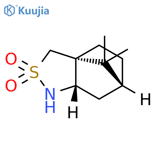 3H-3a,6-Methano-2,1-benzisothiazole, hexahydro-8,8-dimethyl-, 2,2-dioxide, (3aR,6R,7aS)- structure