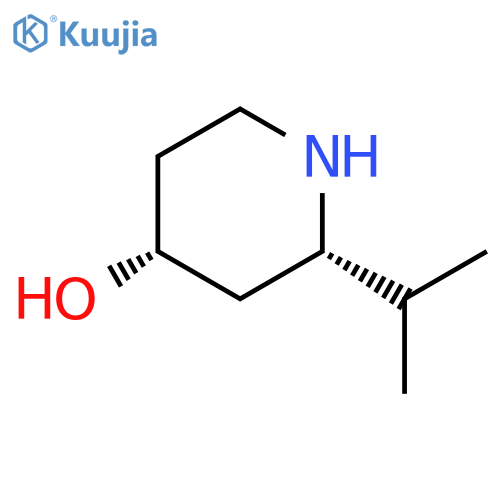 (2S, 4R)-2-Isopropyl-piperidin-4-ol structure