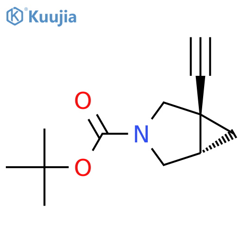 (cis)-Tert-butyl 1-ethynyl-3-azabicyclo[3.1.0]hexane-3-carboxylate structure
