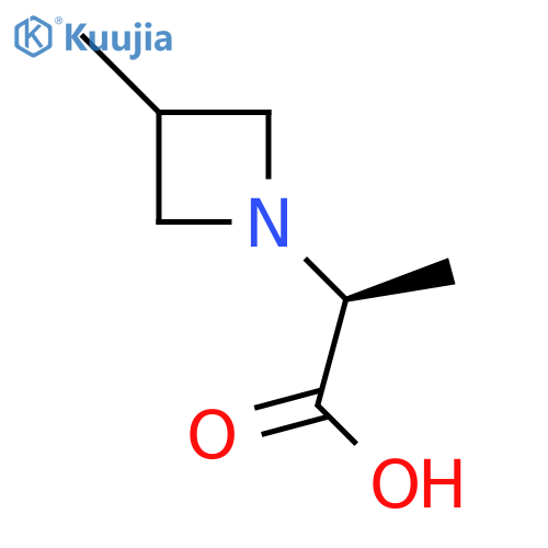 (S)-2-(3-Methylazetidin-1-yl)propanoic acid structure