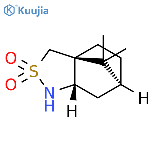 3H-3a,6-Methano-2,1-benzisothiazole, hexahydro-8,8-dimethyl-, 2,2-dioxide, (3aS,6S,7aS)- structure