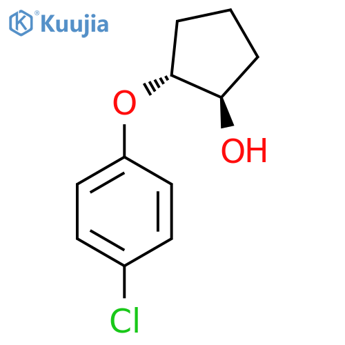 rel-(1R,2R)-2-(4-Chlorophenoxy)cyclopentanol structure