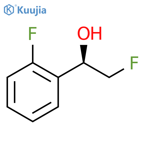 (1R)-2-fluoro-1-(2-fluorophenyl)ethan-1-ol structure