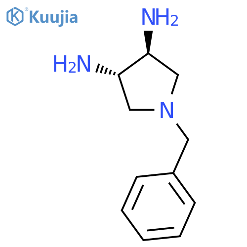 (3S,4S)-(+)-3,4-Diamino-1-benzylpyrrolidine structure