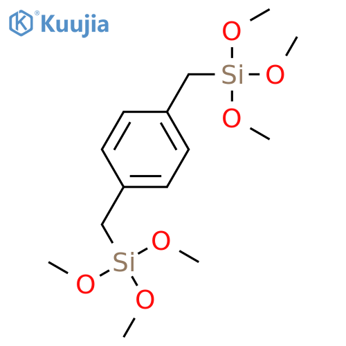Benzene,1,4-bis[(trimethoxysilyl)methyl]- structure