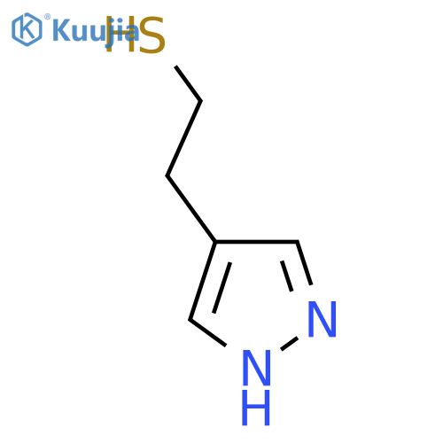 2-(1H-pyrazol-4-yl)ethane-1-thiol structure