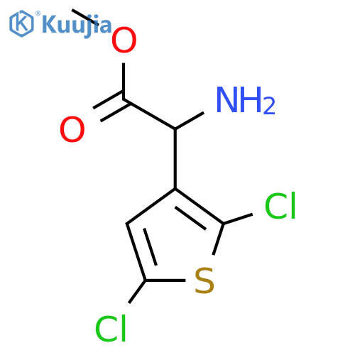 Methyl 2-amino-2-(2,5-dichlorothiophen-3-yl)acetate structure