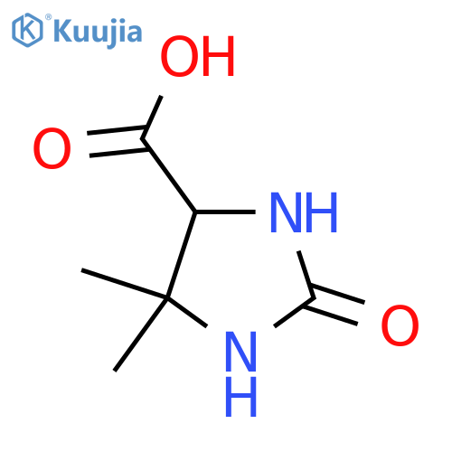 5,5-Dimethyl-2-oxoimidazolidine-4-carboxylic acid structure
