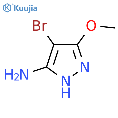 4-Bromo-3-methoxy-1H-pyrazol-5-amine structure