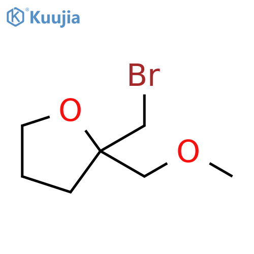 Furan, 2-(bromomethyl)tetrahydro-2-(methoxymethyl)- structure