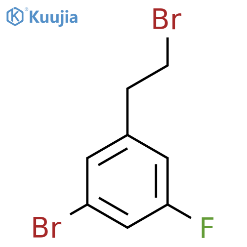 1-bromo-3-(2-bromoethyl)-5-fluorobenzene structure