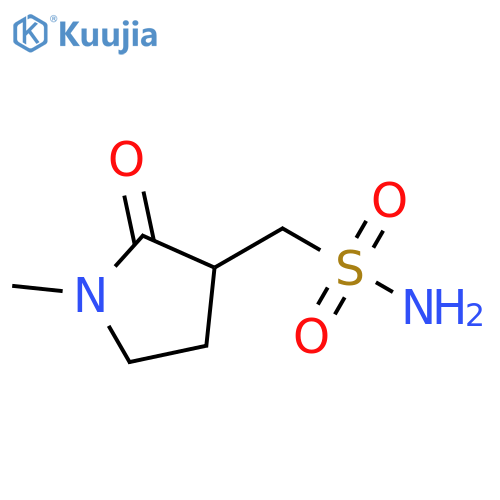 (1-methyl-2-oxopyrrolidin-3-yl)methanesulfonamide structure