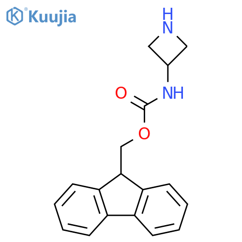 (9H-fluoren-9-yl)methyl N-(azetidin-3-yl)carbamate structure