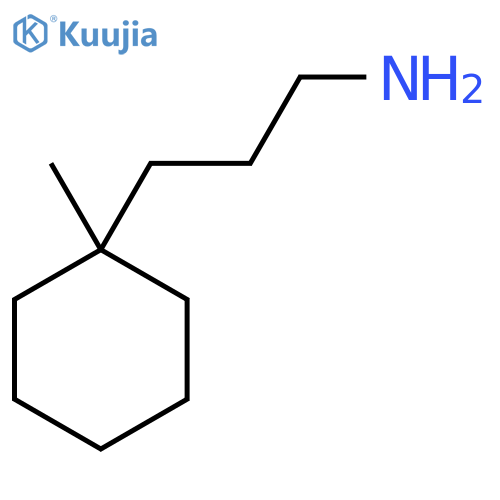 3-(1-methylcyclohexyl)propan-1-amine structure