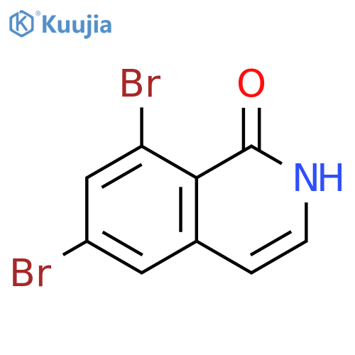 6,8-dibromo-1,2-dihydroisoquinolin-1-one structure