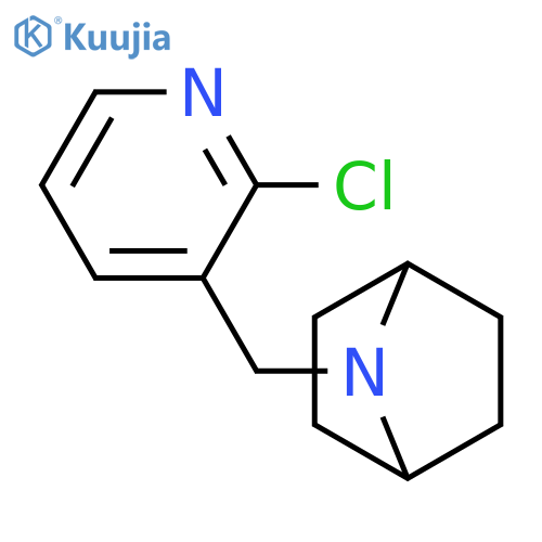 7-(2-chloropyridin-3-yl)methyl-7-azabicyclo2.2.1heptane structure