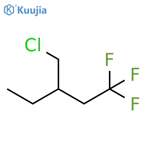3-(chloromethyl)-1,1,1-trifluoropentane structure