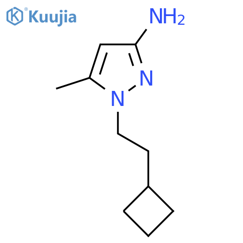 1-(2-cyclobutylethyl)-5-methyl-1H-pyrazol-3-amine structure